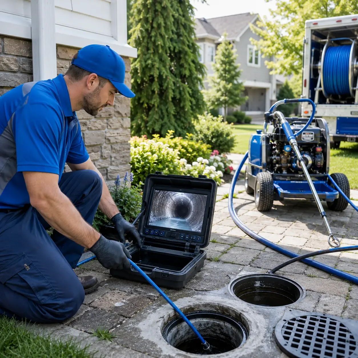 Outdoor drain cleaning professionals serving Hillside, CO